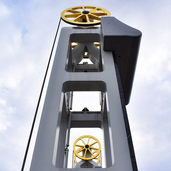City bridge Kampen bridge with the golden wheels by Sharon Hendriks