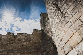 Authentische Burg und Donjon-Turm