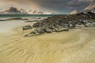 Haukland beach Lofoten by Nancy Carels thumbnail