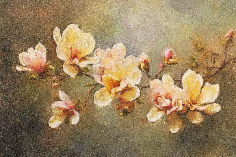 Magnolia dans la lumière douce du printemps par Whale & Sons