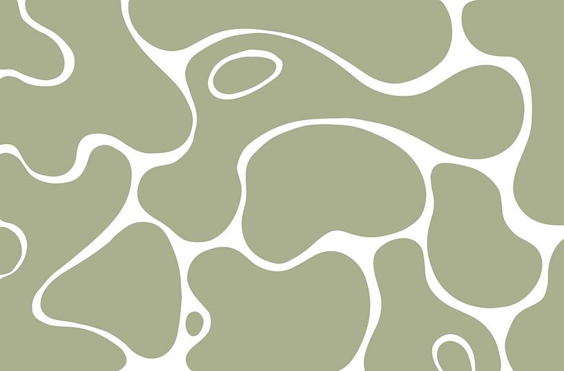 Abstract organic shapes by Mad Dog Art