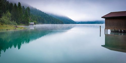 Matin au bord du lac sur Martin Wasilewski