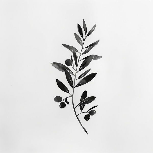 Tender olive branch by Poster Art Shop