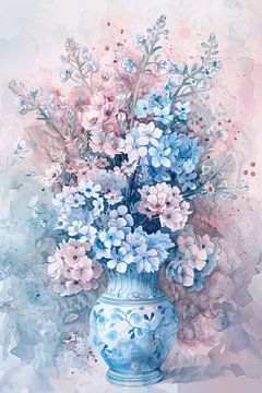 Bloemen op vaas van Imagine