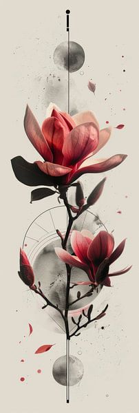 Magnolia blossom by Poster Art Shop