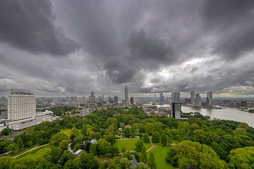 Rotterdam vanaf de Euromast van Fotografie Ronald