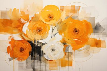 Abstrakte Blumen von Bert Nijholt