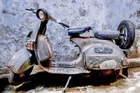 vespa retro scooter