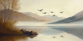 Migration der Kraniche iii von Studio BB