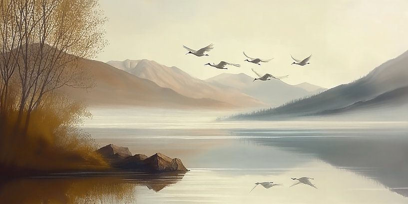 Migration der Kraniche iii von Studio BB