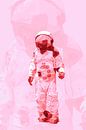 Spaceman AstronOut (Roze herhaling) van Gig-Pic by Sander van den Berg thumbnail
