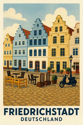 Gabled dreams - café life in Friedrichstadt