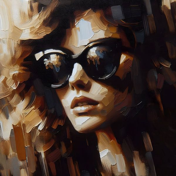 refected sunglasses by FoXo Art