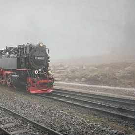 Stoomlocomotief | Harz | Brockenbahn van Marianne Twijnstra