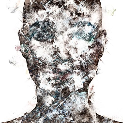 Abstract portrait woman