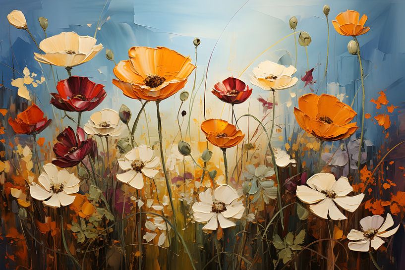 Summer flower meadow by Heike Hultsch