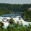 Vue du haut des chutes du Rhin - Suisse et Allemagne sur My Footprints