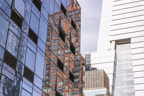 New York | Ziegelstein in Glas