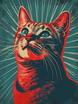 Stem op Kat - Politieke Kattenkunst van Vincent the Cat