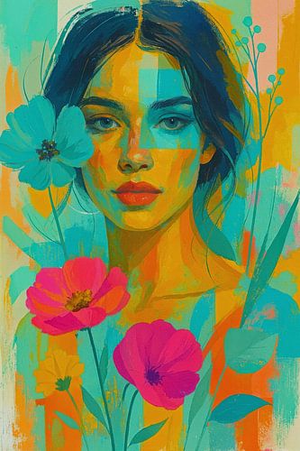 Abstract Portret - Amber Botanica