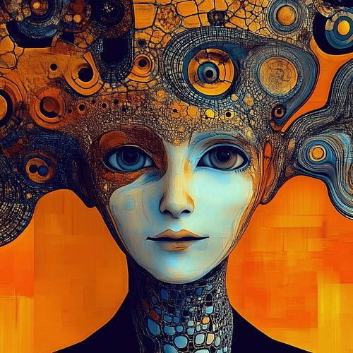 Vrouwenportret met hoofdtooi