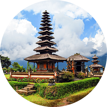 Watertempel Pura Ulun Danu Bratan op Bali Indonesië van Dieter Walther