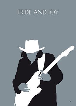 No087 MY Stevie Ray Vaughan Minimal Music poster van Chungkong Art