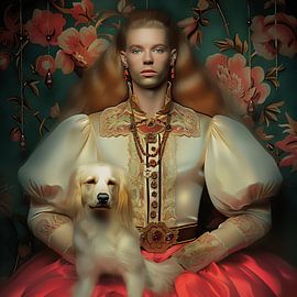 Mann mit treuem Vierbeiner