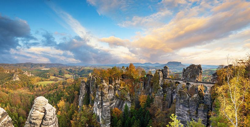 Bastei Bridge in autumn by Tilo Grellmann