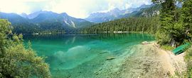 Bergsee in den Dolomiten Italien von Jasper van de Gein Photography