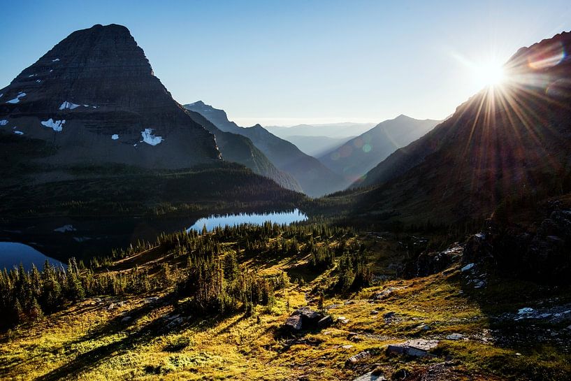 Sonnenuntergang am See von Walljar