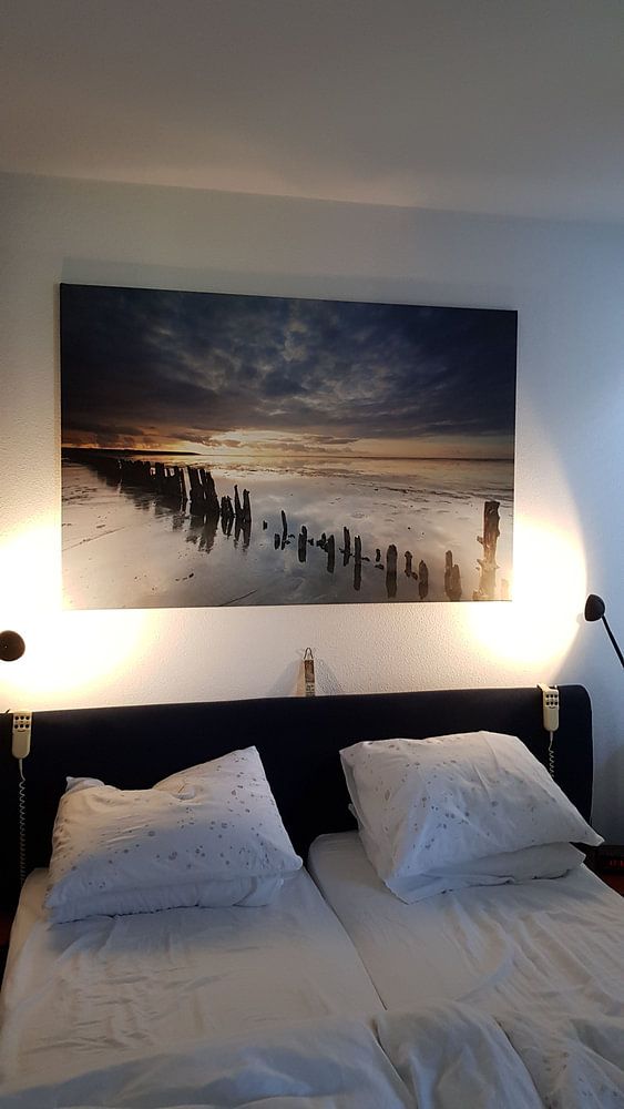 Last light on the mudflats  by Ron Buist 