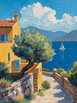 painting nature by Giandra Safaraz