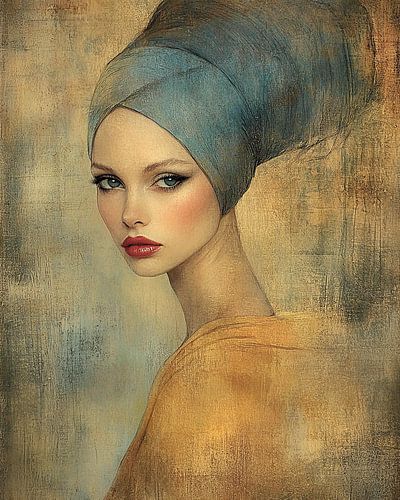 Stilte in mosterd en blauw