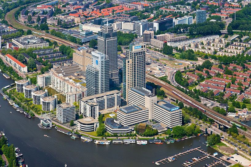 Aerial photo of the Amstel area by Anton de Zeeuw