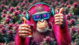 La main verte – Le singe rose