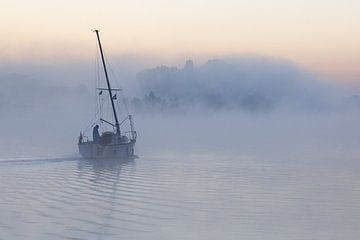 Sunrise on the Maas sur Bart van Dinten