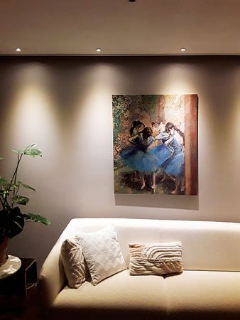 Dancers in blue, Paris, Edgar degas