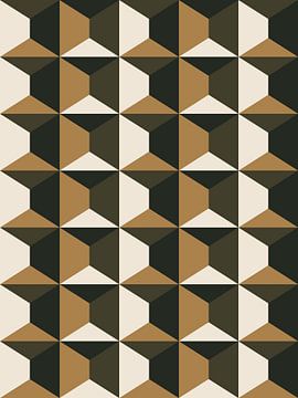 Hexagon patroon van Kjubik