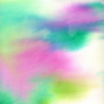 Rêveuse - détail d'une peinture à l'encre acrylique sur papier