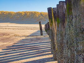 De rustgevende golfbrekers van Burgh-Haamstede van Mark Litjens Art