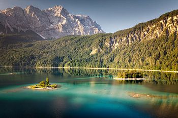 Serene Mountain Lake Scene