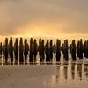 Sonnenuntergang an der märchenhaften Opalküste von Gerry van Roosmalen