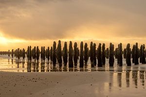 Sonnenuntergang an der märchenhaften Opalküste