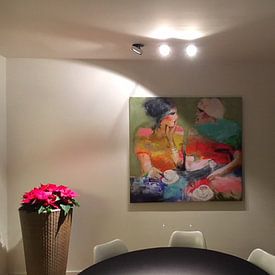 Customer photo: High tea by Atelier Paint-Ing, on canvas