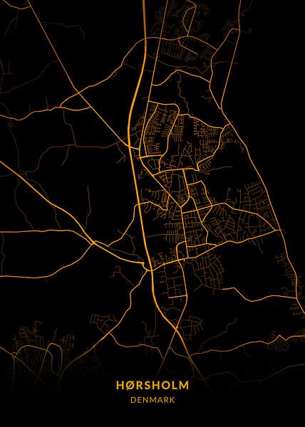Hørsholm City Map by Kenda Maruyama