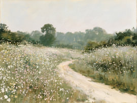 Wildflower Meadow Path by IamHomeStudio