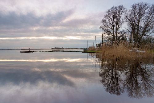 Windless Lake Leekstermeer