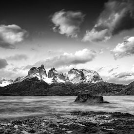 Blick auf den Torres del Paine von Ron van der Stappen