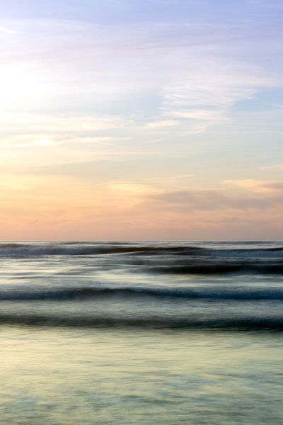 abstract sunset by the sea by Karijn | Fine art Natuur en Reis Fotografie